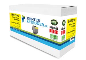 Lexmark Gul Lasertoner - Lexmark 80C2Hy0 - 3.000 Sider Lexmark Cx410