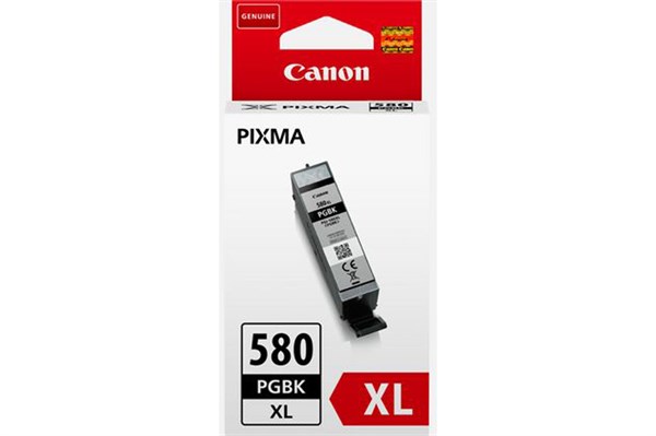 Billede af Sort pigmenteret blækpatron 580XLPGBK - Canon - 18,5 ml hos Printerpatroner.dk