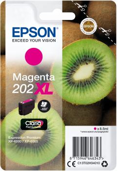 Billede af Magenta blækpatron 202XL - Epson - 8,5ml. hos Printerpatroner.dk