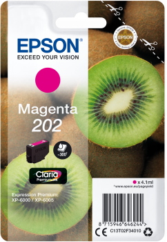 Billede af Magenta blækpatron 202 - Epson - 4,1ml. hos Printerpatroner.dk