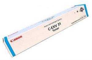 Se Cyan lasertoner - Canon C-EXV31 - 52.000 sider. hos Printerpatroner.dk