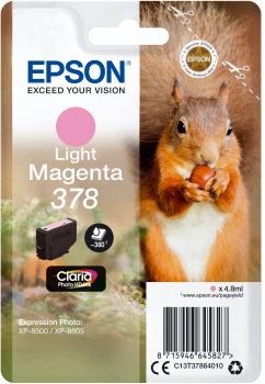 Light magenta blækpatron - Epson 378XL - 10,3 ml