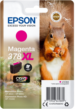 Magenta blækpatron - Epson 378XL - 9,3 ml