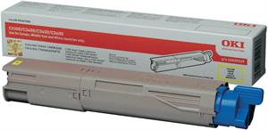 Gul Lasertoner 33/34 Mf - Oki - 2.500 Sider. Oki C3300/N