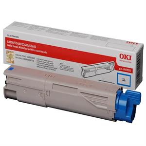 Cyan Lasertoner 33/34 Mf - Oki - 2.500 Sider. Oki C3300/N