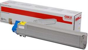 Gul Lasertoner C9655 - Oki - 22.000 Sider. Oki C9655