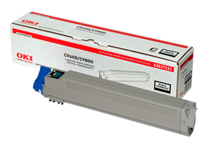 Sort Lasertoner C9655 - Oki - 22.500 Sider. Oki C9655
