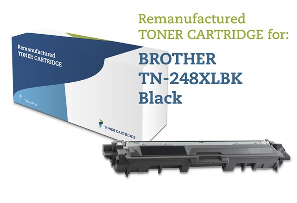 Sort lasertoner - Brother TN-248XLBK - 3.000 sider