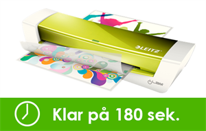Lamineringsmaskine A4 Leitz Ilam Home Office Grøn - Til Privat Brug A4 Lamineringsmaskine