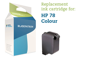 Hp 3-I-En Farve Blækpatron - Hp Nr.78 - 45Ml Genfyldt Hp Miljø-Blækpatron