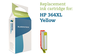 Hp Gul Blækpatron - Hp Nr.364 Yxl - 12Ml. Genfyldt Hp Miljø-Blækpatron