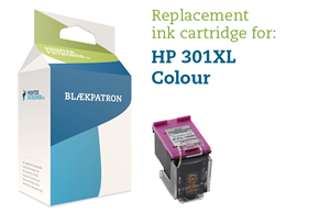 Hp 3-I-En Farve Blækpatron - Hp Nr.301Xl - 16Ml Genfyldt Hp Miljø-Blækpatron