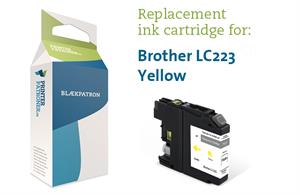 Brother Gul Blækpatron - Brother Lc-223Y - 6 Ml Genfyldt Brother Miljø-Blækpatron