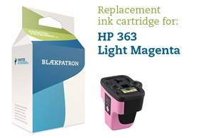 Hp Light Magenta Blækpatron - Hp Nr.363 Lm - 12Ml Genfyldt Hp Miljø-Blækpatron