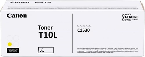 Se Gul lasertoner - Canon T10L - 5.000 sider. hos Printerpatroner.dk