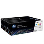 3-Pak lasertoner - HP 128A - 3x1.300 sider