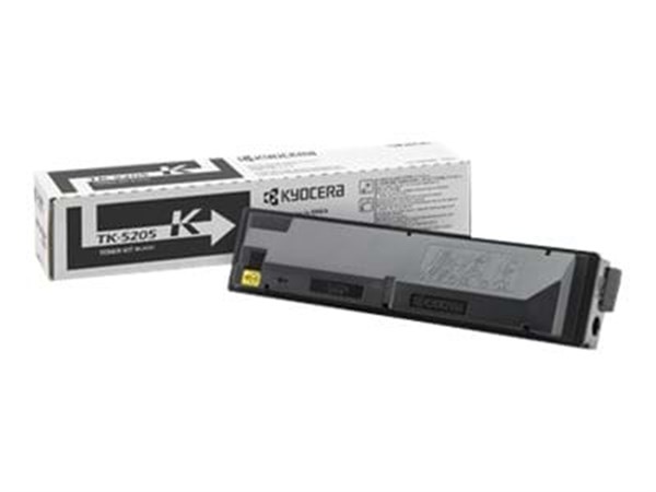 Sort lasertoner TK-5205K - Kyocera - 18.000 sider