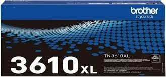 Sort lasertoner - Brother TN3610XL - 25.000 sider