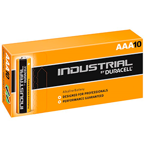 Duracell Industrial - Aaa Batterier - Æske M. 10 Stk. Batterier