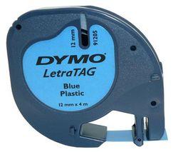 Blå 12 Mm Plasttape (91225) 4.Mtr Letratag Tape Til Dymo
