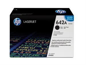 Sort Lasertoner - Hp Nr.642A - 7.500 Sider Originale Hp Lasertoner