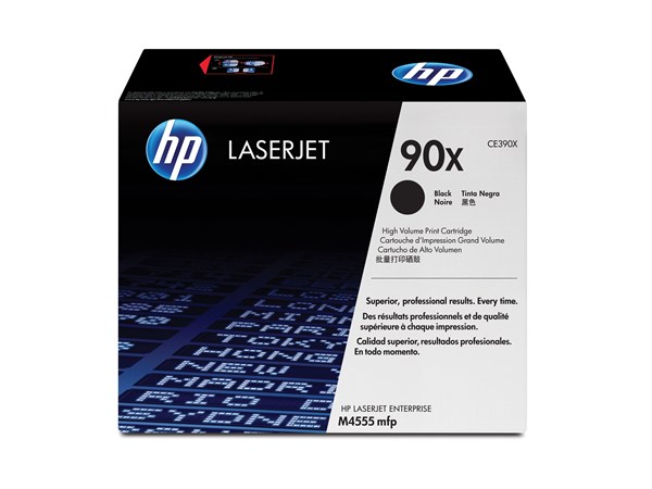 Billede af Sort lasertoner - HP 90X - 24.000 sider hos Printerpatroner.dk