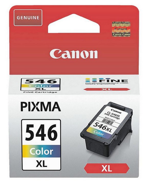 Se 3-i-en farve blækpatron - Canon CL-546XL - 13ml hos Printerpatroner.dk