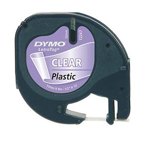 Transparent Plast Tape (16951) 12 Mm Letratag Tape Til Dymo