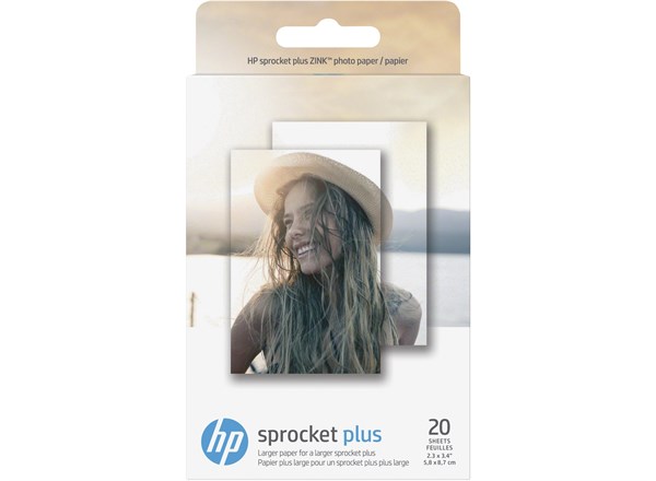 Zink Sticky-Backed Photo Papir - Hp - 20 Ark Hp Sprocket Plus Printer