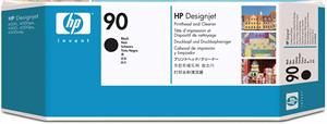 Hp Sort Printhoved Og Print Cleaner - Hp Nr.90 Original Tilbehør Til Printer