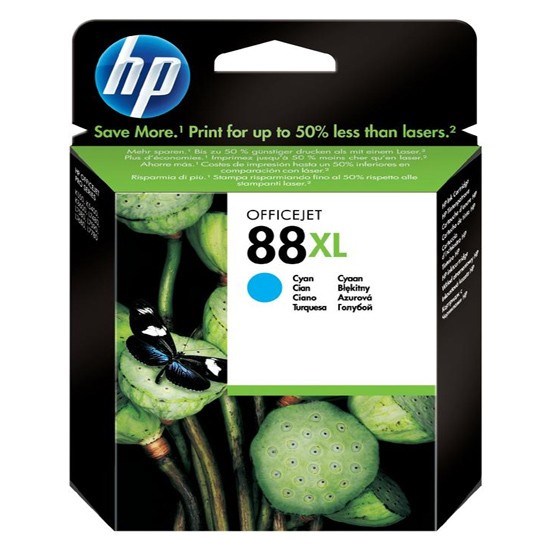 Cyan Blækpatron - Hp Nr.88Xl - 17 Ml. Hp Nr.88 Patroner