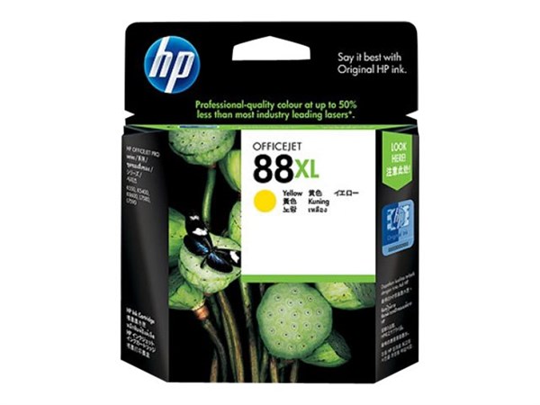 Hp Gul Blækpatron - Hp Nr.88Xl - 17 Ml. Hp Nr.88 Patroner