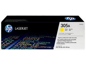 Gul Lasertoner - Hp 305A - 2.600 Sider Originale Hp Lasertoner