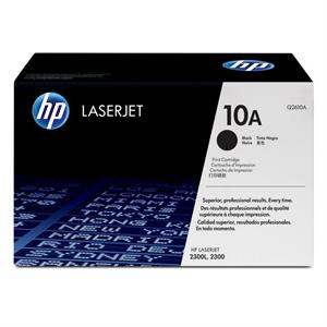Sort Lasertoner - Hp Nr.10 A - 6.000 Sider Originale Hp Lasertoner