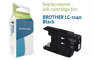 Sort Blækpatron - Brother Lc1240Bk - 16 Ml