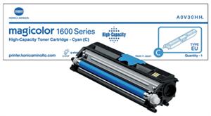 Cyan Lasertoner 1600 - Konica Minolta - 2.500 Sider Laser Printer