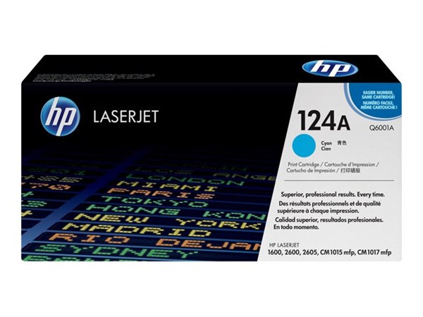 Cyan Lasertoner - Hp Q6001A - 2.000 Sider Originale Hp Lasertoner