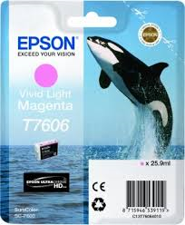 Billede af Light magenta blækpatron 7606 - Epson - hos Printerpatroner.dk