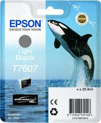 Billede af Light sort blækpatron 7607 - Epson - hos Printerpatroner.dk