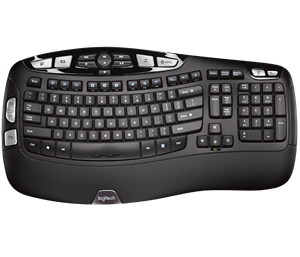 Logitech Wireless Tastatur K350 Wave